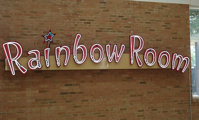 Rainbow Room Sign Restored