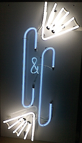 Couple Initials Signage