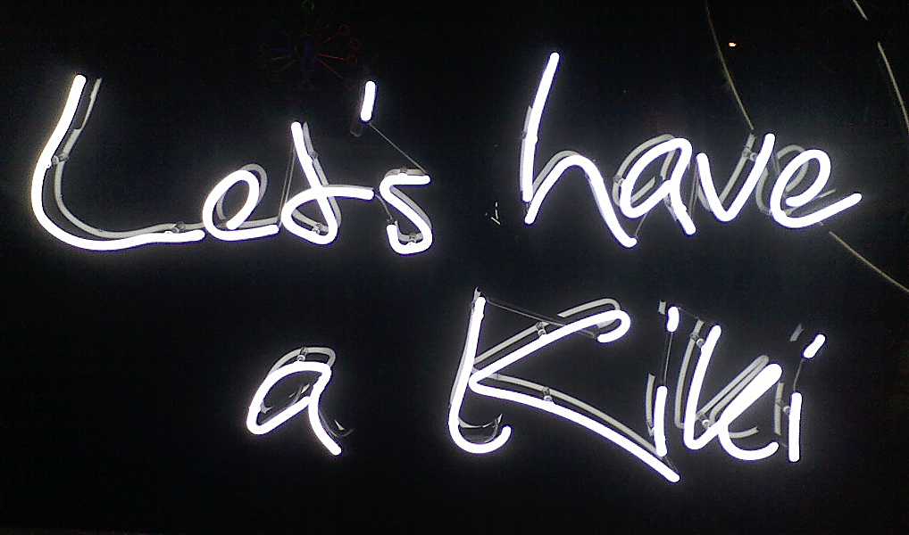 Let's Have A Kiki Sign